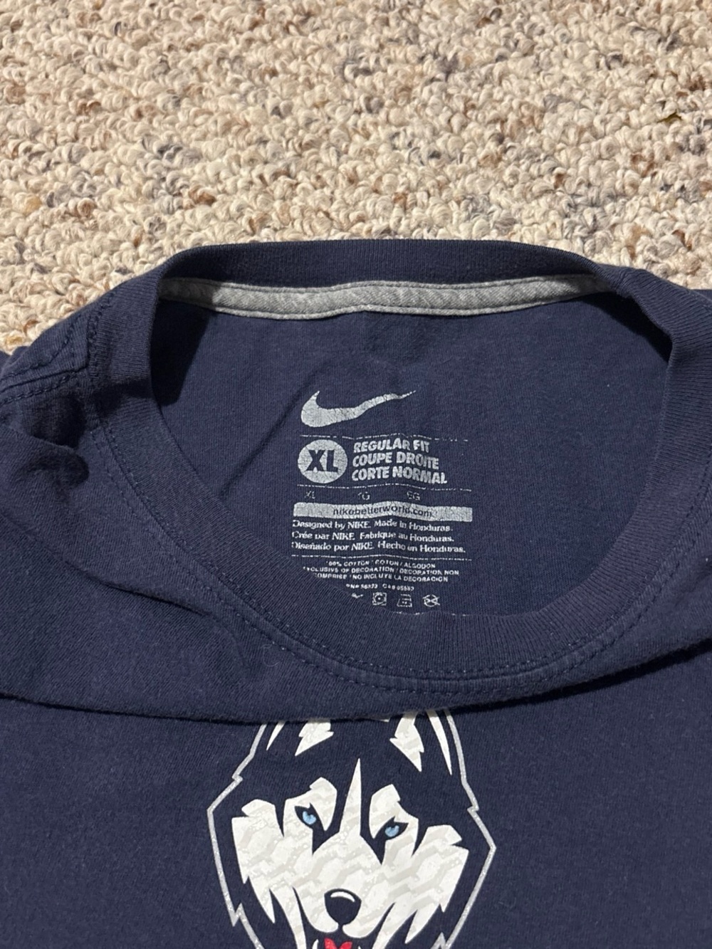 Nike Navy Short-Sleeve PRIDE Graphic Tee - Picture 4 of 7